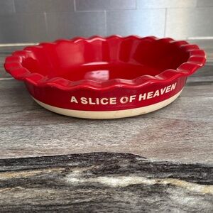 Rare Find " A Little Slice of Heaven" quiche or pie 🥧 dish